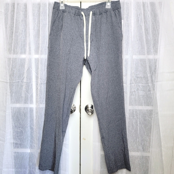 Fair Harbor One Pants Performance Stretch Active Mens L Gray Quick Dry Coastal - Picture 1 of 8